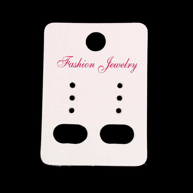 Earrings Display Cards Rectangle Storage 4.5cmx3.2cm,100Sheets
