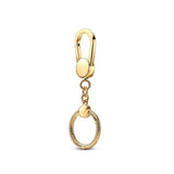 Silver Heart Keychain for Charms Bracelet Bangles