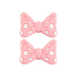 10Pcs Bow Tie Silicone Beads Baby Teether DIY Jewelry Pacifier Chain Accessories