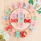 10Pcs Bow Tie Silicone Beads Baby Teether DIY Jewelry Pacifier Chain Accessories