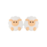 Kovict 10pc Sheep Silicone Teether DIY Nursing Necklace Beads