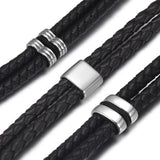 10pcs Double Hole Beads for 3mm-6mm Round Leather Bracelet DIY Jewelry Making
