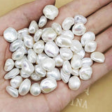 Baroque Freshwater Pearl Beads 11mm No Hole Round DIY Jewelry Making