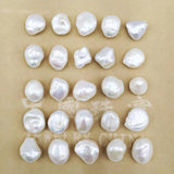 Baroque Freshwater Pearl Beads 11mm No Hole Round DIY Jewelry Making