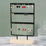 Earring Storage Display Rack, 36 Holes Rectangular
