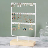 Earring Storage Display Rack, 36 Holes Rectangular