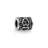 Retro Round European Spacer Bead Charm Men Bracelet Jewelry