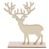 Wooden Elk Deer Hanging Jewelry Display Stand
