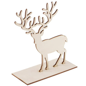 Wooden Elk Deer Hanging Jewelry Display Stand