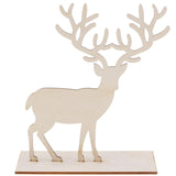 Wooden Elk Deer Hanging Jewelry Display Stand