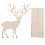Wooden Elk Deer Hanging Jewelry Display Stand