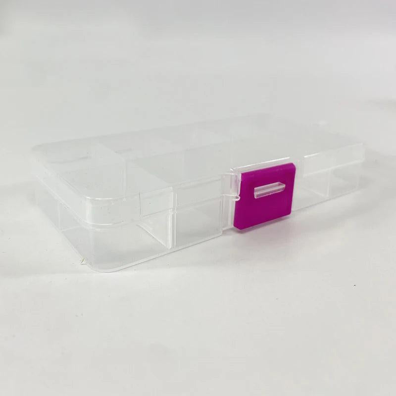 Colorful Beaded Accessory Box 10 Grid Loose Bead Storage Box