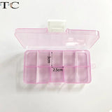 Colorful Beaded Accessory Box 10 Grid Loose Bead Storage Box