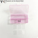 Colorful Beaded Accessory Box 10 Grid Loose Bead Storage Box