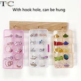 Colorful Beaded Accessory Box 10 Grid Loose Bead Storage Box