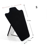 Suede Necklace Display Stand Jewelry Board Props