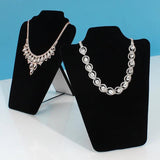 Suede Necklace Display Stand Jewelry Board Props