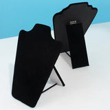 Suede Necklace Display Stand Jewelry Board Props