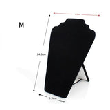 Suede Necklace Display Stand Jewelry Board Props