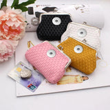 4 inch Snaps Coin Purse Storage Bag Snap Jewelry Fit 18mm Snaps