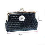 4 inch Snaps Coin Purse Storage Bag Snap Jewelry Fit 18mm Snaps
