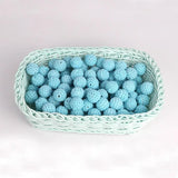 10Pcs 16mm Wool Crochet Bead Baby Teether DIY Nursing Neckl