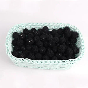 10Pcs 16mm Wool Crochet Bead Baby Teether DIY Nursing Neckl