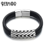 12*6mm 316l Stainless Steel Square Hole Charm Beads Men Bracelet DIY Jewelry
