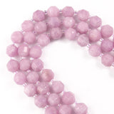 Natural Angelite Stone Faceted Sharp Column Beads 15''