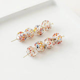 4PCS Glass Beads Charms for Jewelry Making