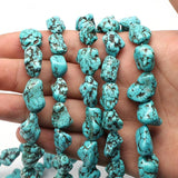 10-14mm Raw Green Turquoises Spacer Beads DIY Jewelry Making