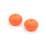 15pcs Abacus Silicone Teething Beads Necklace Chew Bead For Baby