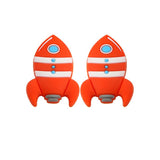 10pcs Silicone Bead Rocket Shape BPA DIY Jewelry Accessories