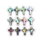 Abalone Shell Cross Beads 12*16mm-13*18mm Mother of Pearl DIY Jewellery