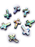 Abalone Shell Cross Beads 12*16mm-13*18mm Mother of Pearl DIY Jewellery