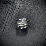5/8mm Stainless Steel Large Hole Beads Plantain Leaf Spacer Beads