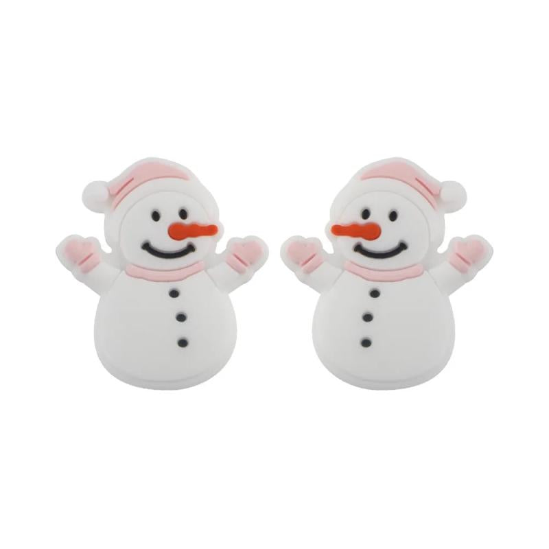 Sunrony Snowman Silicone Beads Jewelry Making DIY Baby Toys Accessories
