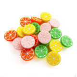 10Pcs Lemon Shaped Silicone Teething Beads Baby Chew Toy