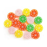 10Pcs Lemon Shaped Silicone Teething Beads Baby Chew Toy
