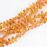 100Pcs Czech Glass Teardrop Beads 6x8/6x12mm Crystal Pendant DIY Craft Beads