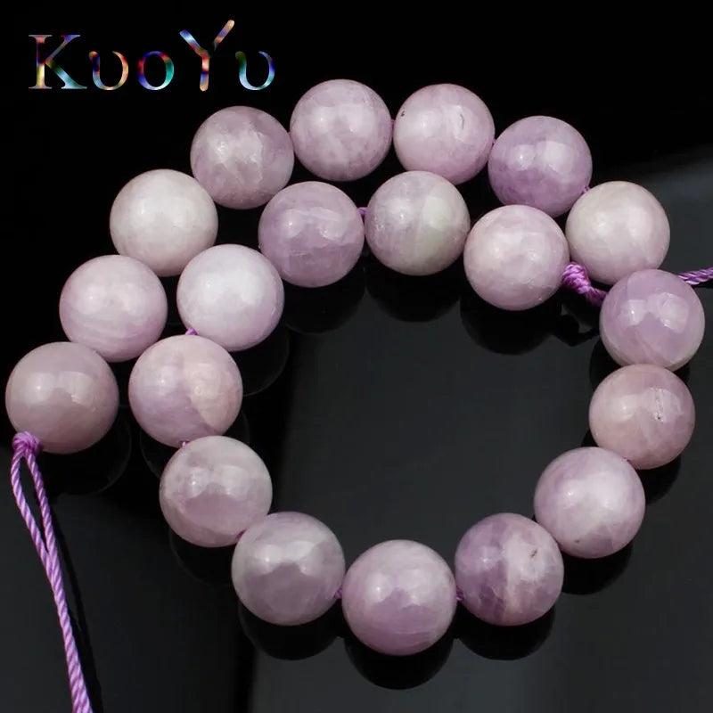 Kunzite Purple Spodumene Stone Beads for Jewelry Making Diy Bracelets