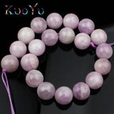 Kunzite Purple Spodumene Stone Beads for Jewelry Making Diy Bracelets