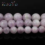 Kunzite Purple Spodumene Stone Beads for Jewelry Making Diy Bracelets