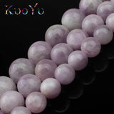 Kunzite Purple Spodumene Stone Beads for Jewelry Making Diy Bracelets