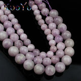 Kunzite Purple Spodumene Stone Beads for Jewelry Making Diy Bracelets