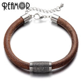 3pcs 8mm Stainless Steel Cylinder Charms Beads Men Bracelet DIY Jewelry 12*23mm