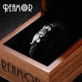 Ganesha Buddhism 6/8mm Stainless Steel Beads for Men Leather Bracelet