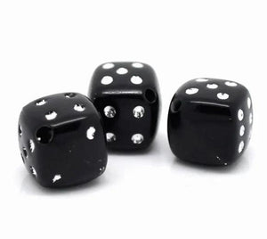100Pcs Opaque Acrylic Cube Dice Spacer Beads 9x9mm