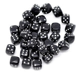 100Pcs Opaque Acrylic Cube Dice Spacer Beads 9x9mm