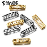 Stainless Steel Geometric Slider Beads 8*4mm Square Hole DIY Bracelets